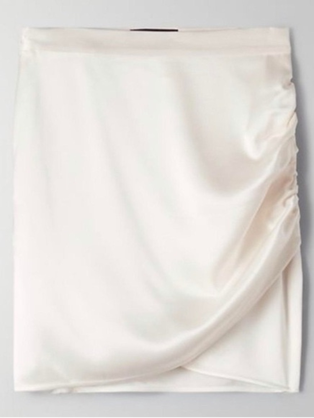 TEN by Babaton cream satin skirt